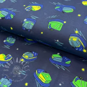 Úplet NEON Bumper cars midnight blue