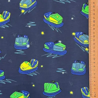 Úplet NEON Bumper cars midnight blue