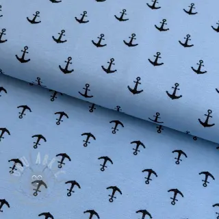 Neulos GLITTER Anchor light blue