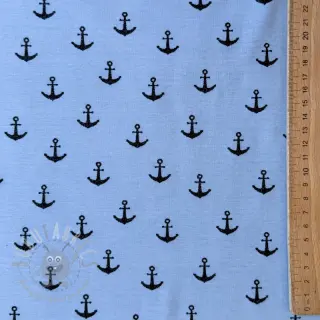 Neulos GLITTER Anchor light blue