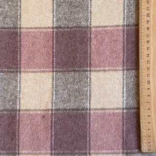 Látka na kostým YARN DYED BRUSHED Check blush