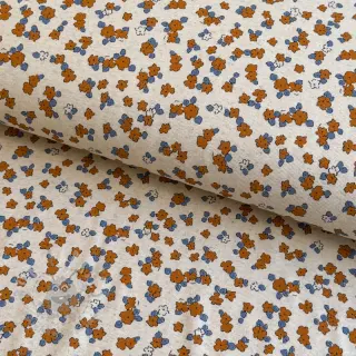 Neulos pellavalla Small flowers naturals