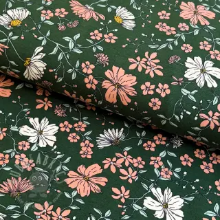 Neulos Flowers dark green