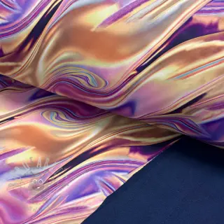 Talvisoftshell Liquid metal pink digital print