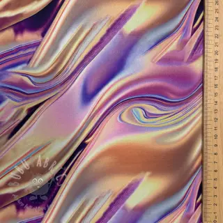 Talvisoftshell Liquid metal pink digital print