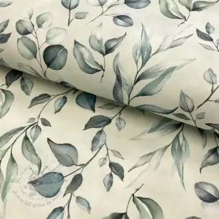 Sisustuskangas teflonkäsittelyllä HANDPAINT PLANT LOVER