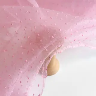 Tyl na TUTU DOTS pink