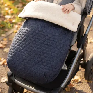 Prešívaná látka JEANS marine