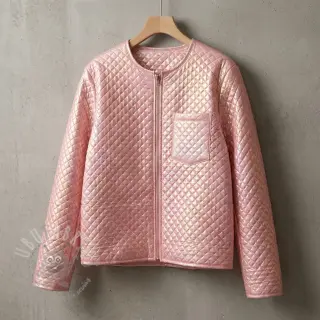 Tikattu kangas Fancy diamonds light pink