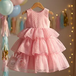 Tylli TUTU-hameeseen DOTS pink