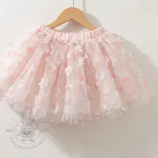 Tylli TUTU-hameeseen RETRO Flowers lavender