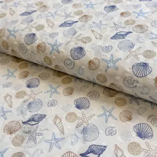 Puuvillakangas DOBBY Shells digital print
