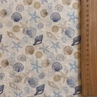 Puuvillakangas DOBBY Shells digital print
