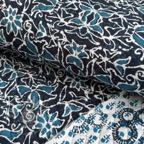 Puuvillakangas QUILT DOUBLE SIDED Square design C