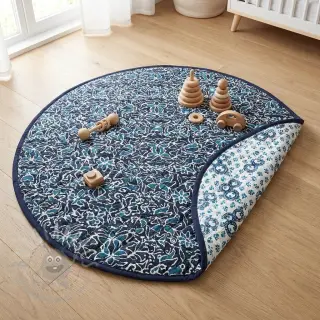 Puuvillakangas QUILT DOUBLE SIDED Square design C