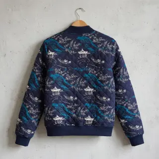 Bavlnená látka QUILT DOUBLE SIDED Square design B