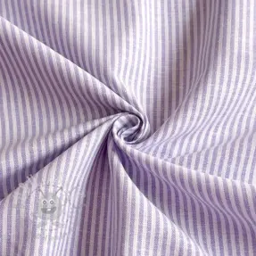 Pellava puuvillalla Stripe purple