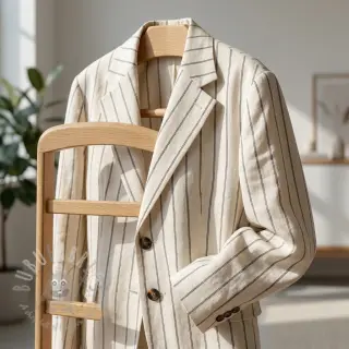 Pellava viskoosilla Pin black