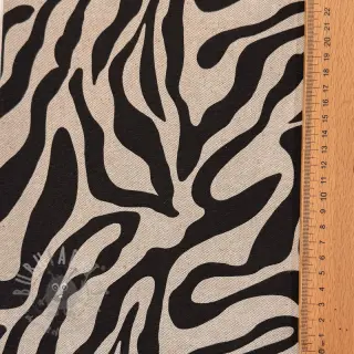 Sisustuskangas Linenlook Animal black