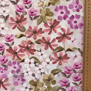 Sisustuskangas Floralia pink digital print