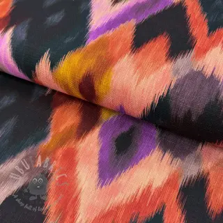 Sisustuskangas SLUB Abstract multi digital print