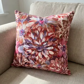Dekoračná látka Peony orange digital print