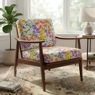 Sisustuskangas Floralia multi digital print