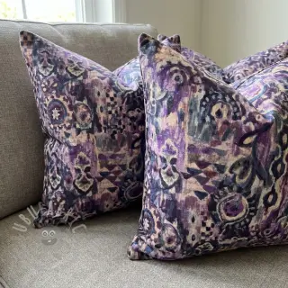 Sisustuskangas Abstract purple digital print