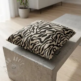 Sisustuskangas Linenlook Animal black