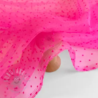 Tylli TUTU-hameeseen DOTS fuchsia
