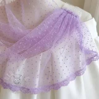 Tylli TUTU-hameeseen DOTS lilac
