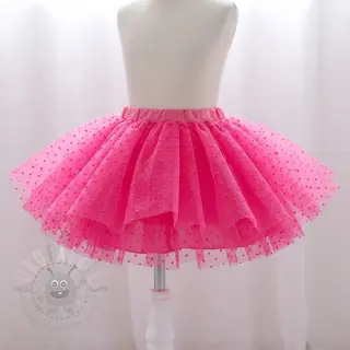 Tylli TUTU-hameeseen DOTS fuchsia