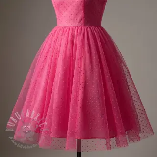 Tylli TUTU-hameeseen DOTS fuchsia