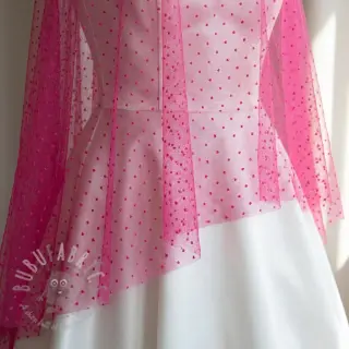 Tylli TUTU-hameeseen DOTS fuchsia