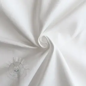Puuvillakangas TWILL Mango white