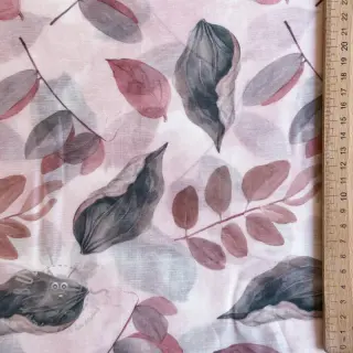 Lyocell pellavalla ja silkki Retro Flowers design B
