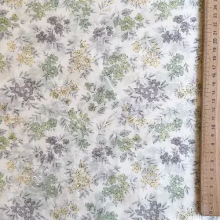 Lyocell pellavalla ja silkki Retro Flowers design D