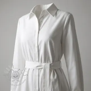 Puuvillakangas TWILL Mango white