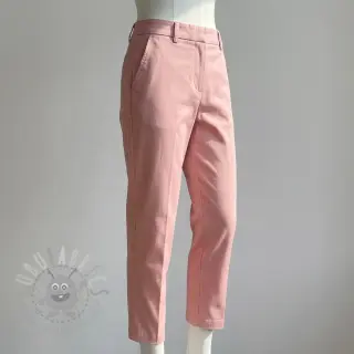 Puuvillakangas TWILL Mango olive pink