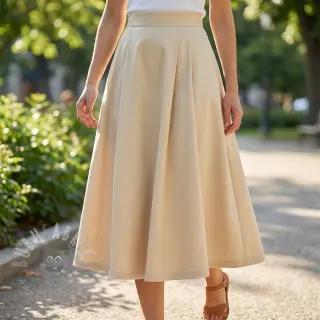 Bavlnená látka TWILL Mango pebble