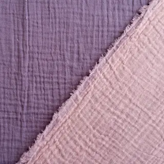 Dvojitá gázovina/mušelín DOUBLE FACE lavender