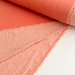 Dvojitá gázovina/mušelín DOUBLE FACE peach
