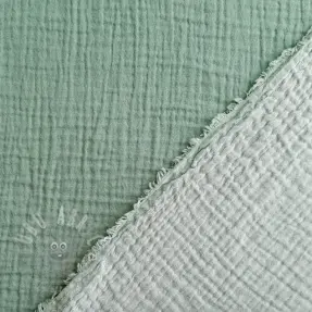 Kaksinkertainen harsokangas/musliini DOUBLE FACE light mint