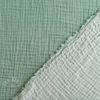 Kaksinkertainen harsokangas/musliini DOUBLE FACE light mint