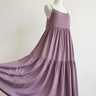 Viskoosi pellavalla BUBBLY lavender