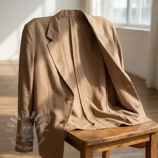 Viskoosi pellavalla BUBBLY taupe
