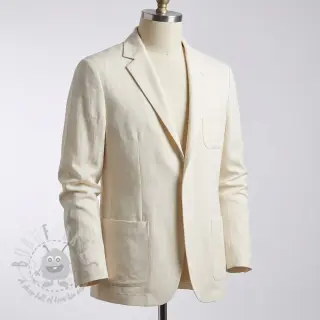 Viskoosi pellavalla BUBBLY off white