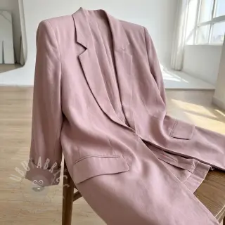 Viskoosi pellavalla BUBBLY lilac