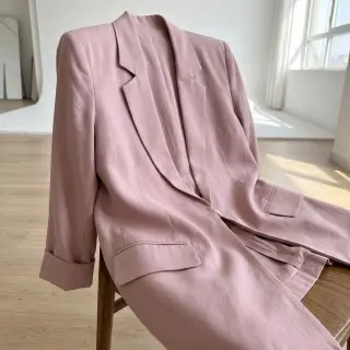 Viskóza s ľanom BUBBLY lilac