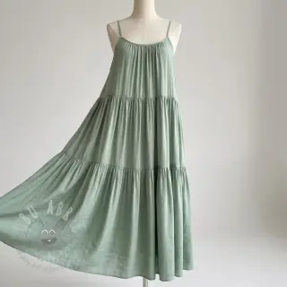 Viskoosi pellavalla BUBBLY light mint